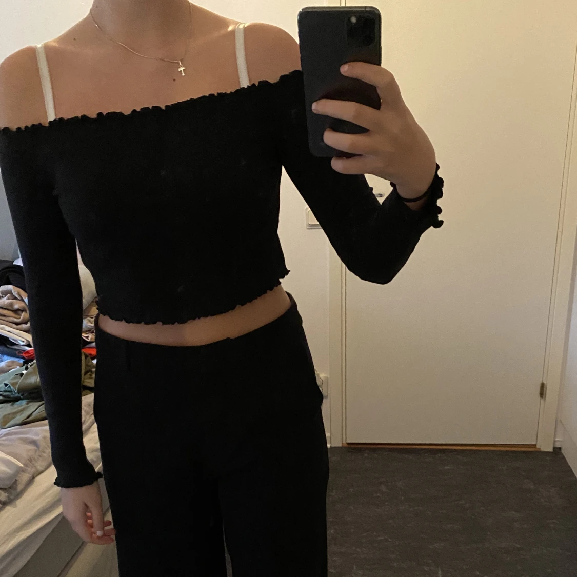 Offshoulder topp