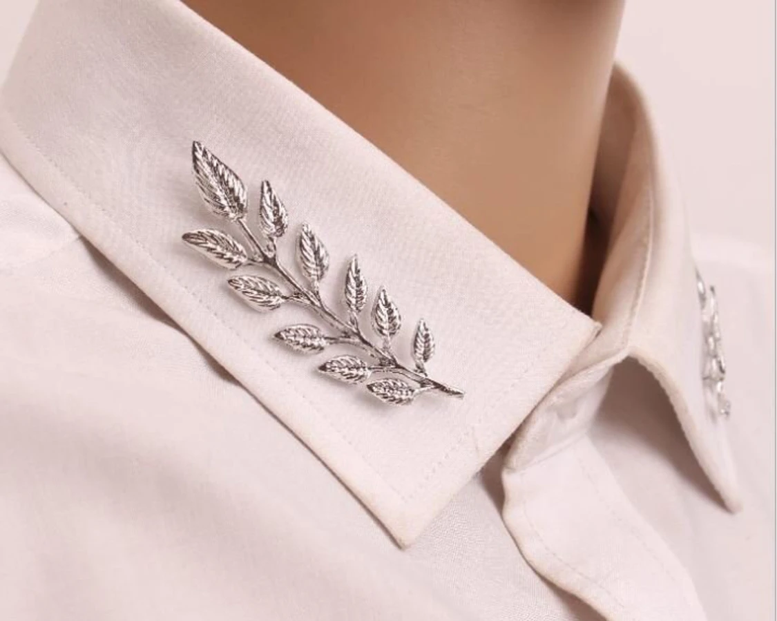 Retro Löv Brosch/ Krage Pin