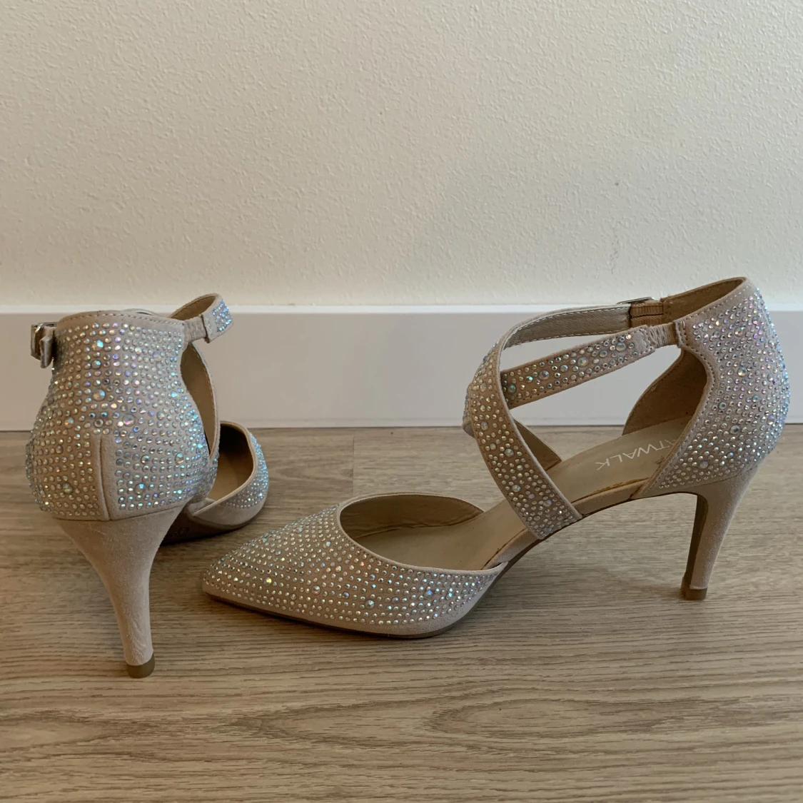 Klackskor Swarovski crystals  - 90