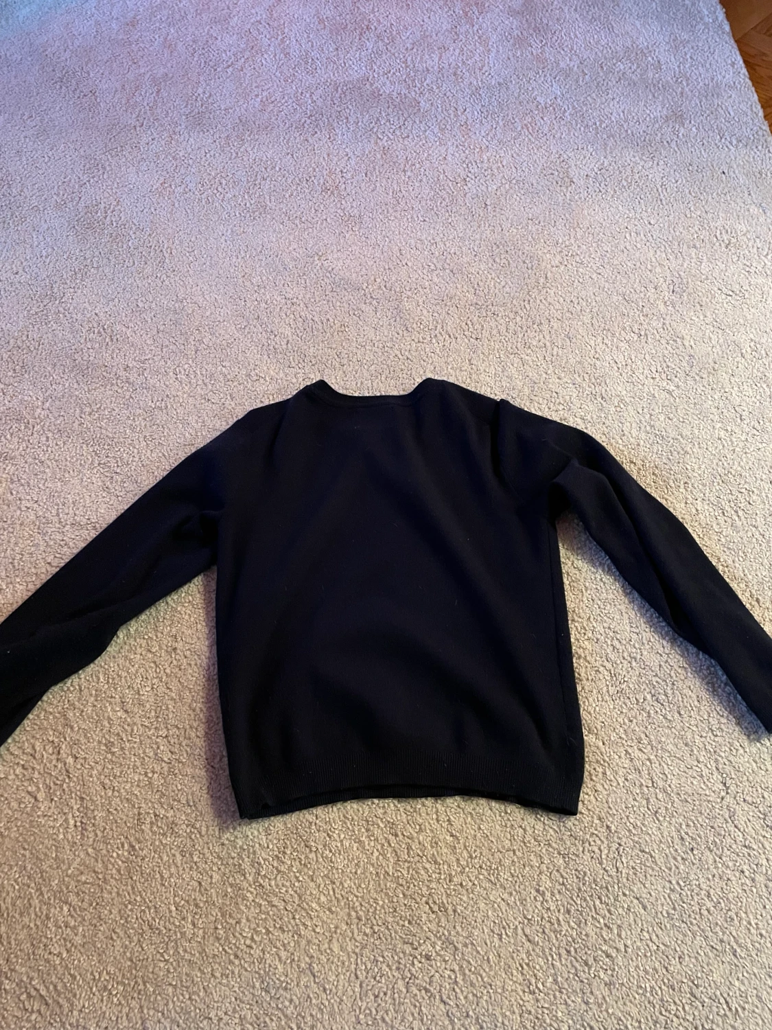 Mörkblå Stickad - 90