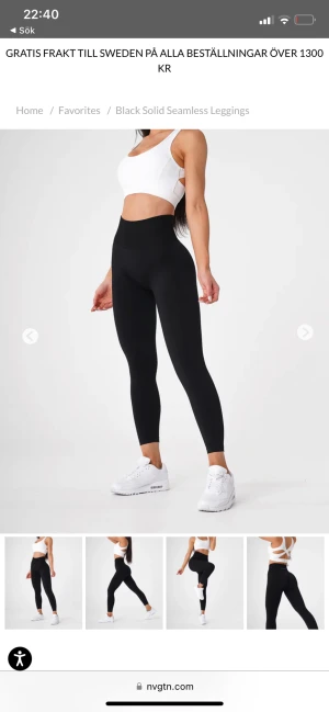 Nvgtn tights  - Hej, säljer en julklapp som var för liten. Storlek S och endast testade. Byxorna är från märket NVGTN. Hör gärna av er i PM vid frågor! 