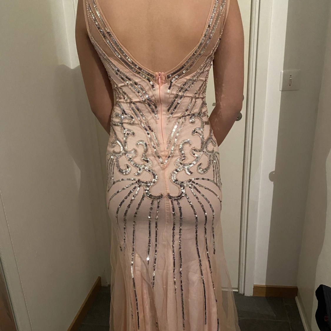 Rosa bal/festklänning - 90