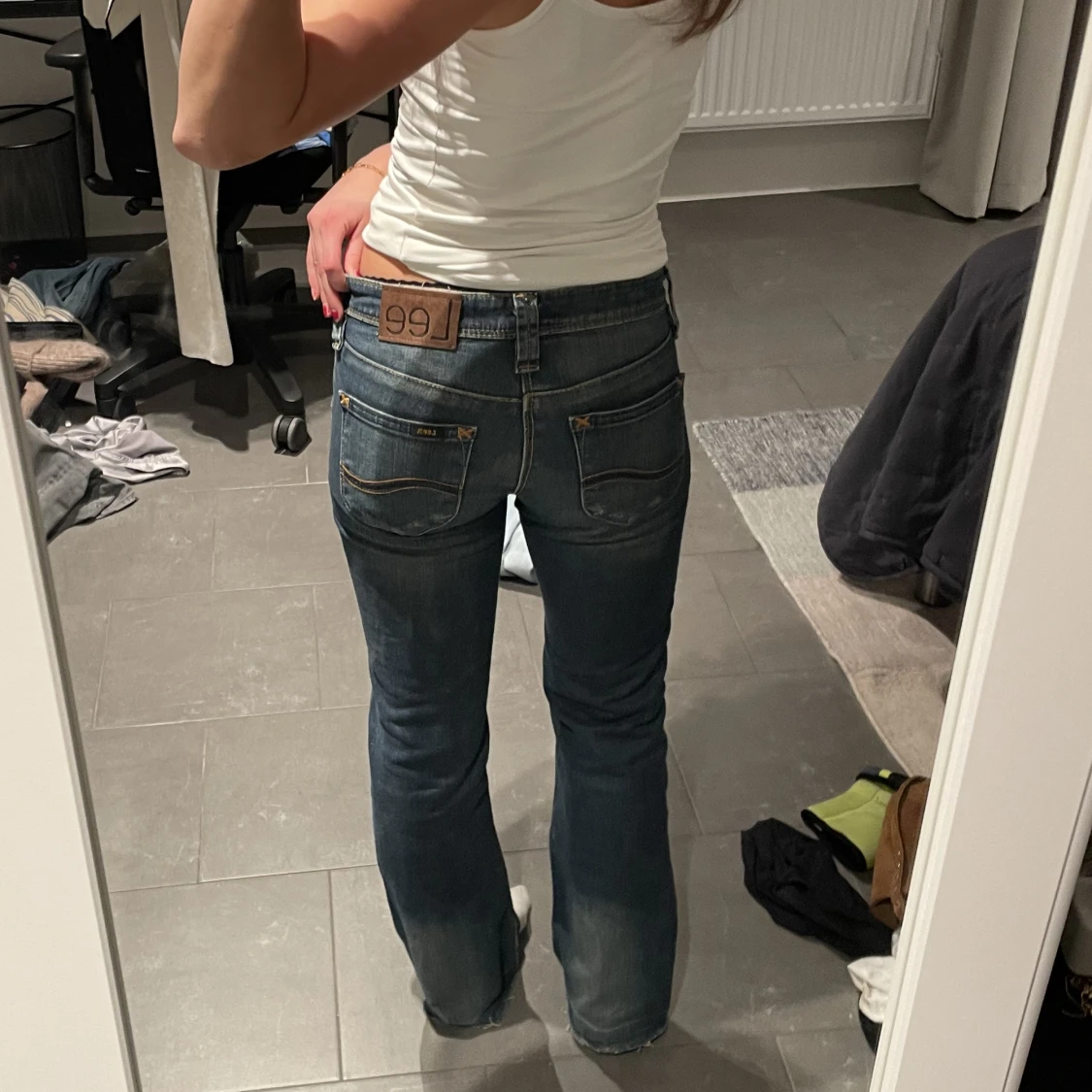 Lågmidjade jeans