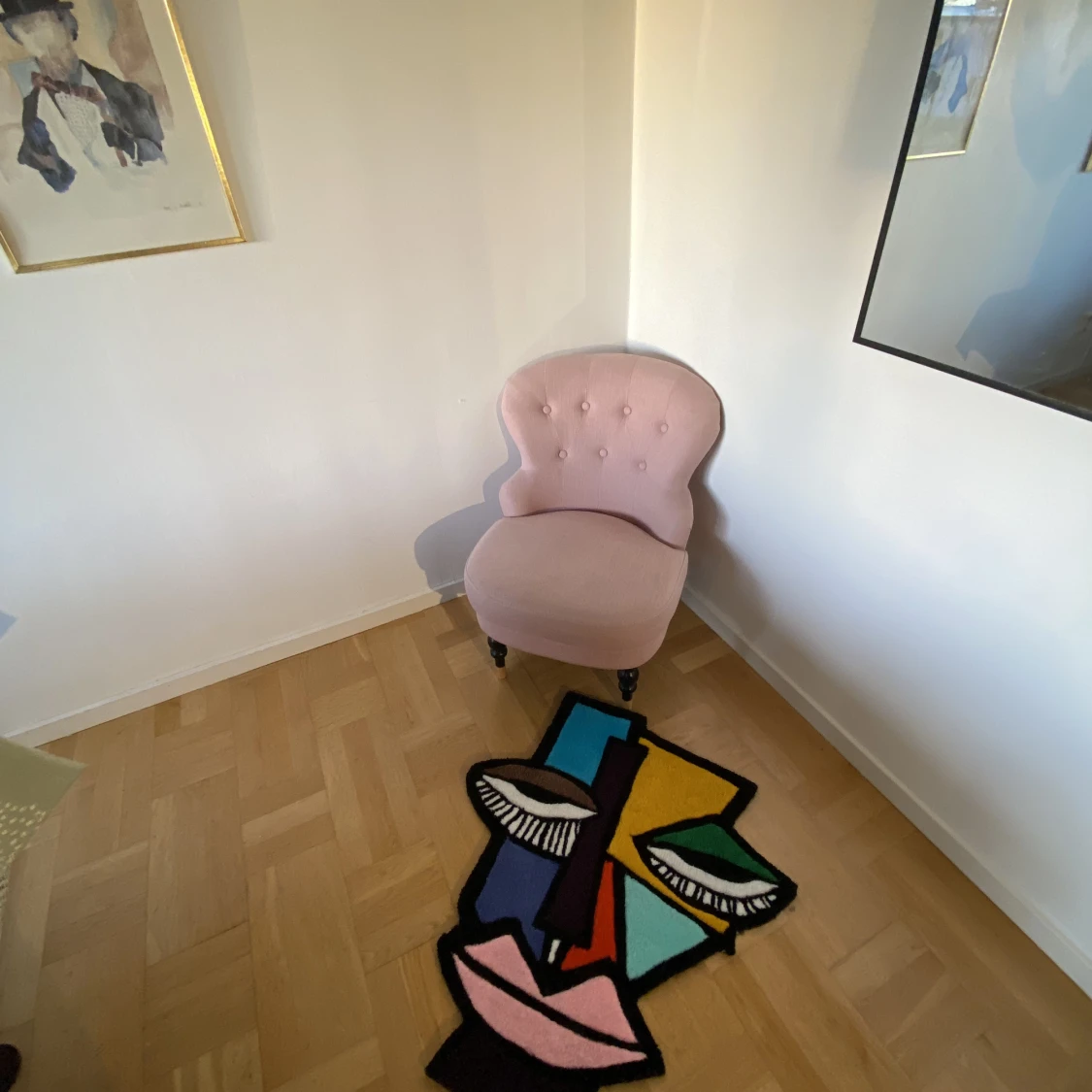 Abstarkt konst matta  - 91