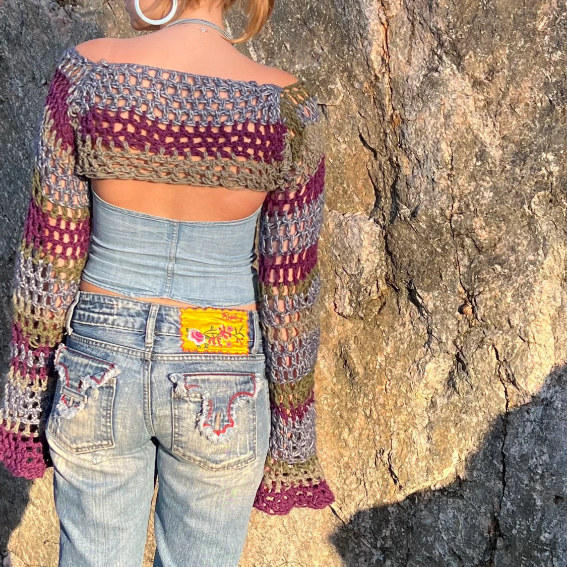 Bolero med utsvängda ärmar - 91