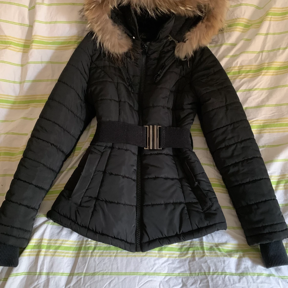 Fin vinterjacka äkta päls  - 90