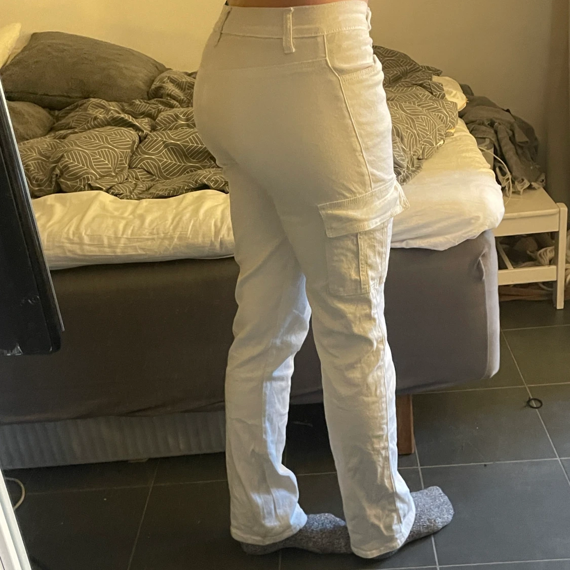 Lågmidjade cargopants  - 90