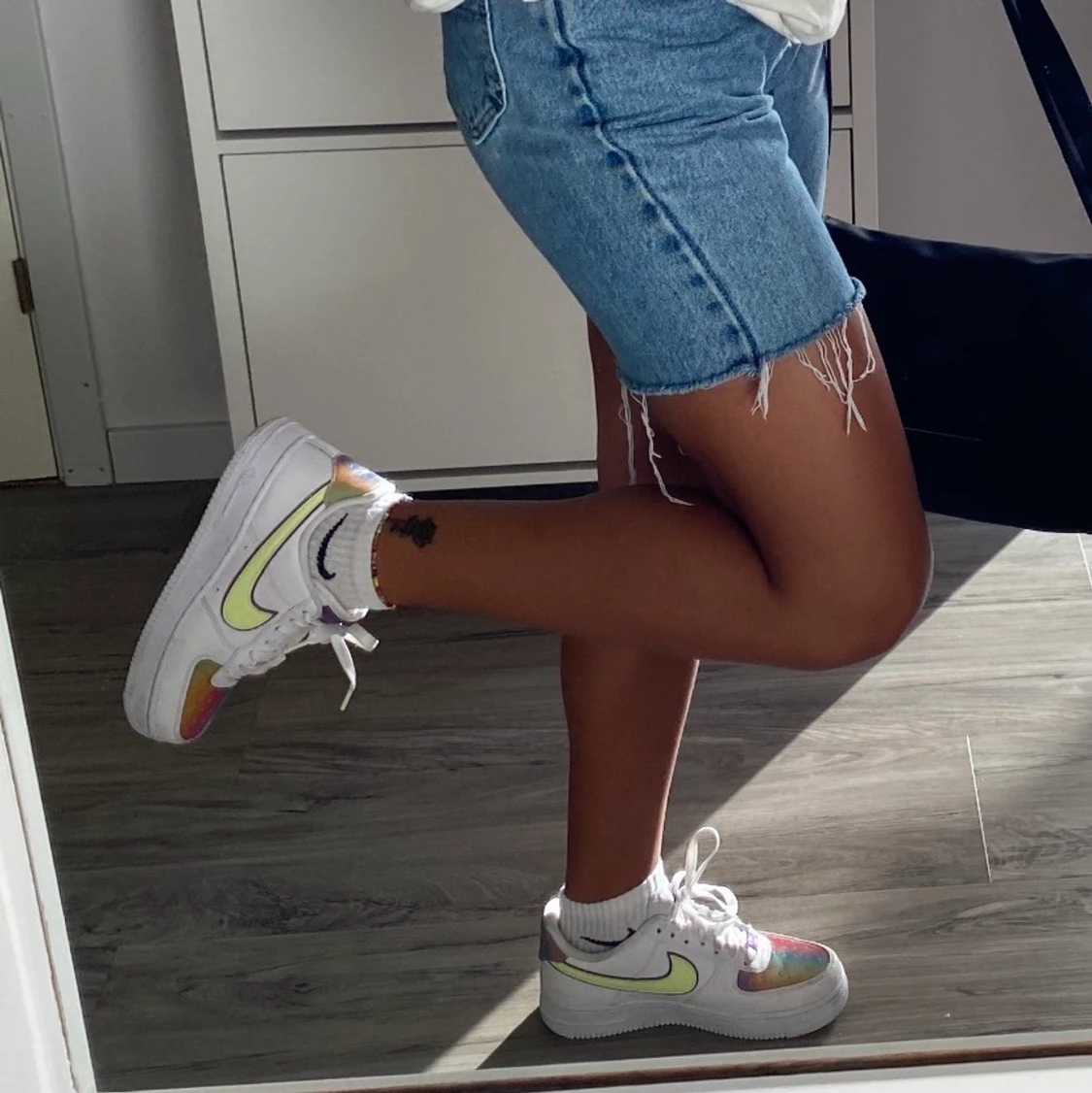 Långa Jeans shorts  - 27