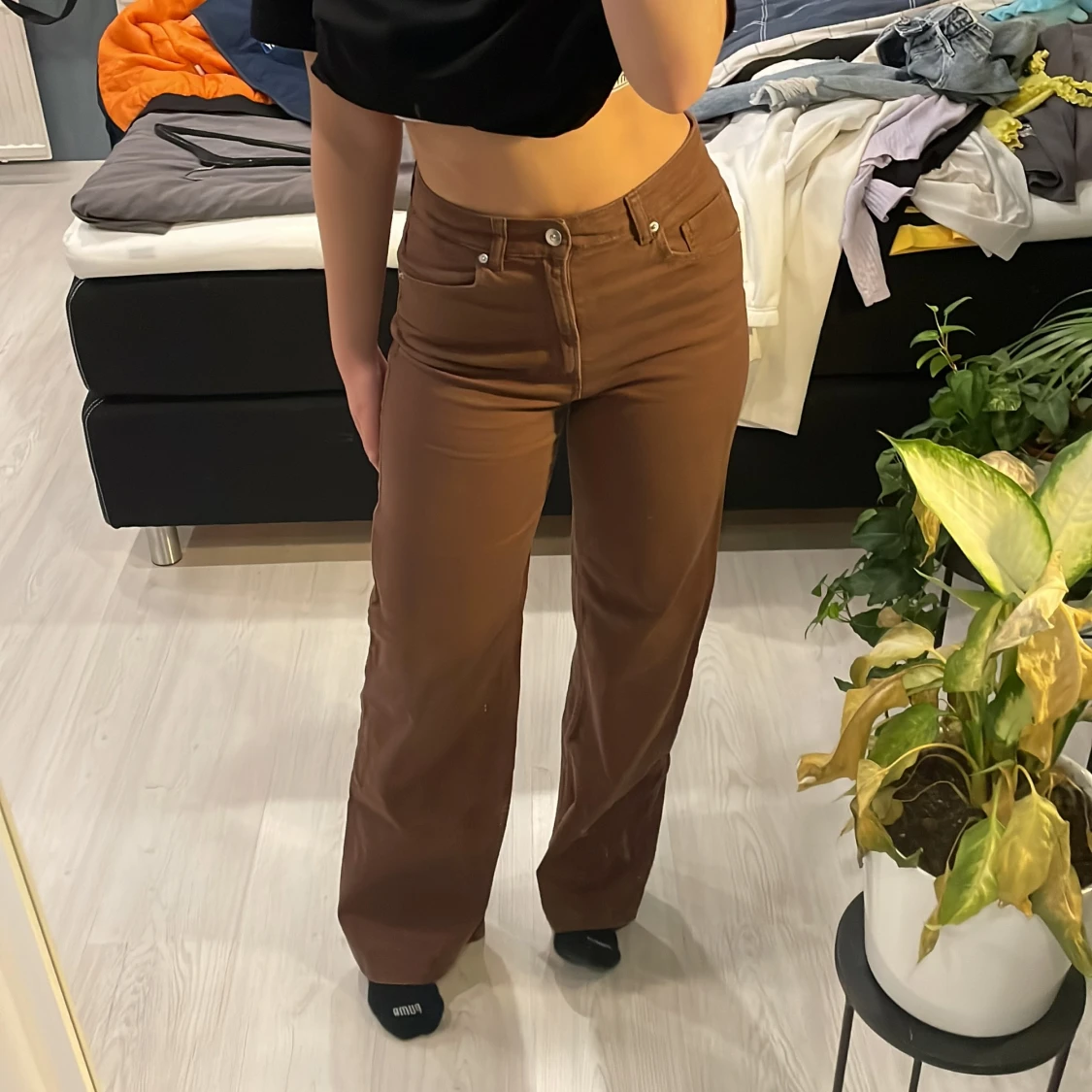 Bruna jeans från H&M 