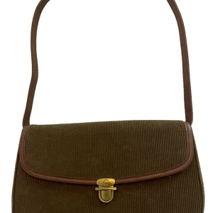 Brown Brandy Melville  - Brown bag with gold details, small pocket inside!  