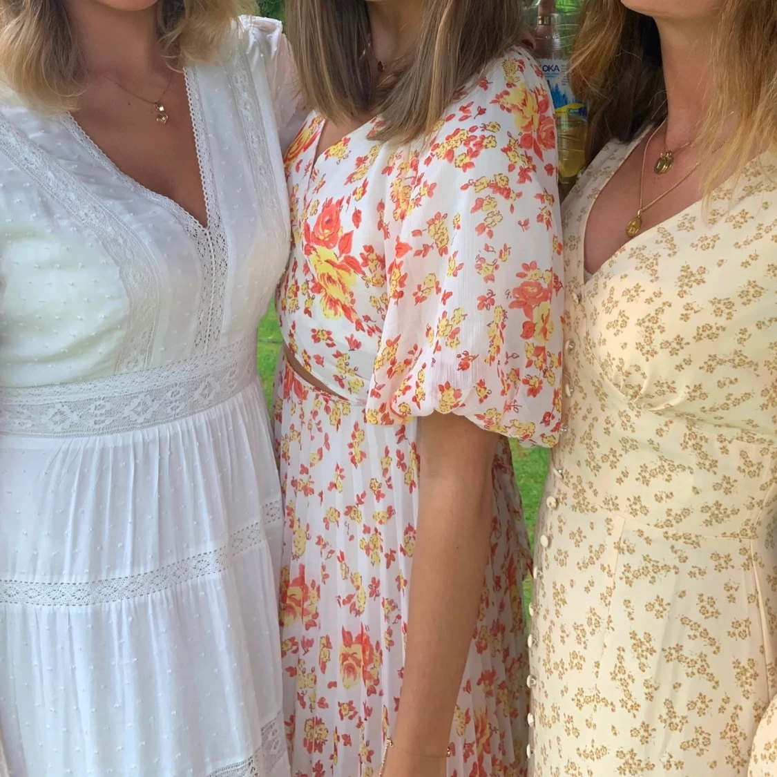 Blommig klänning  - 90