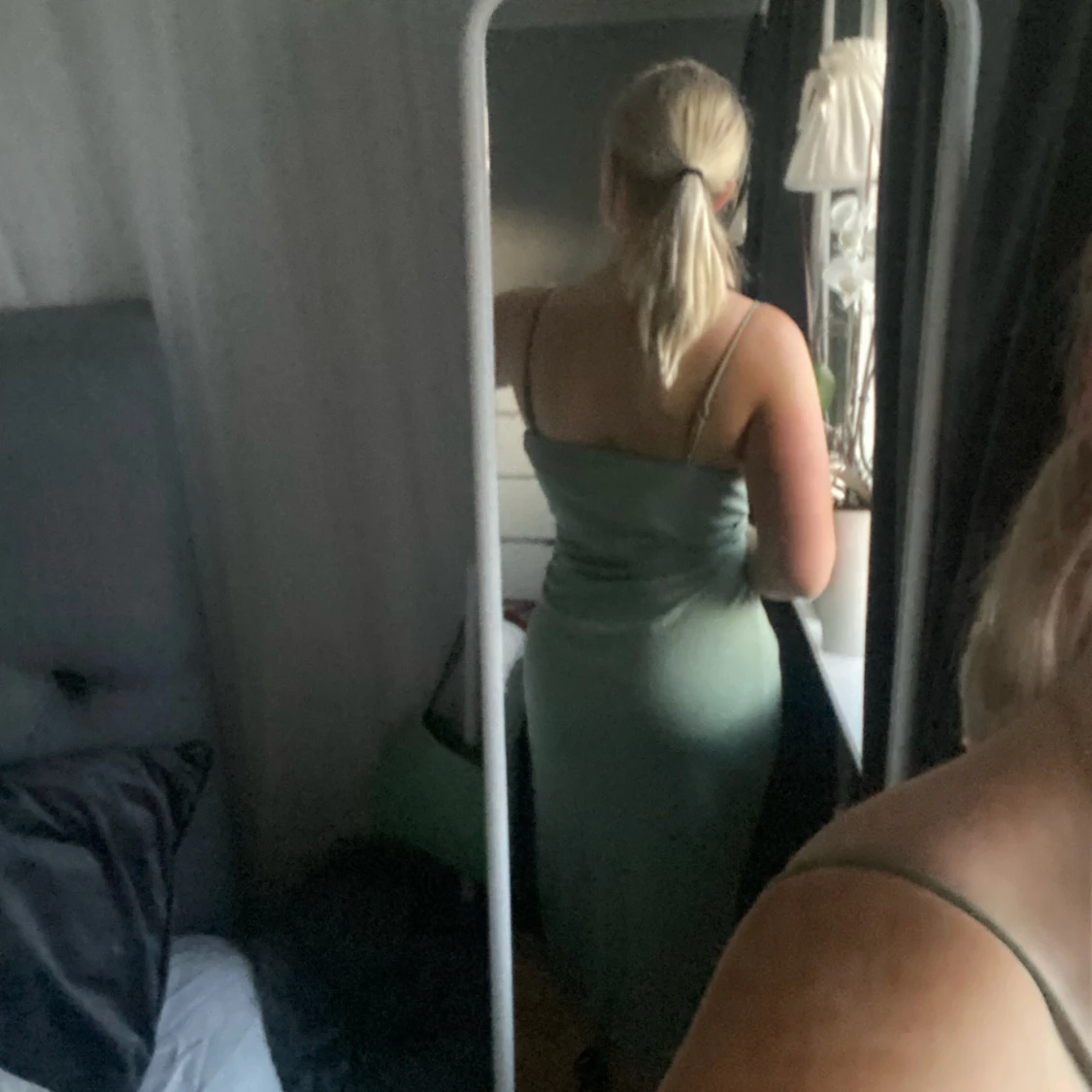 Grön klänning - 90