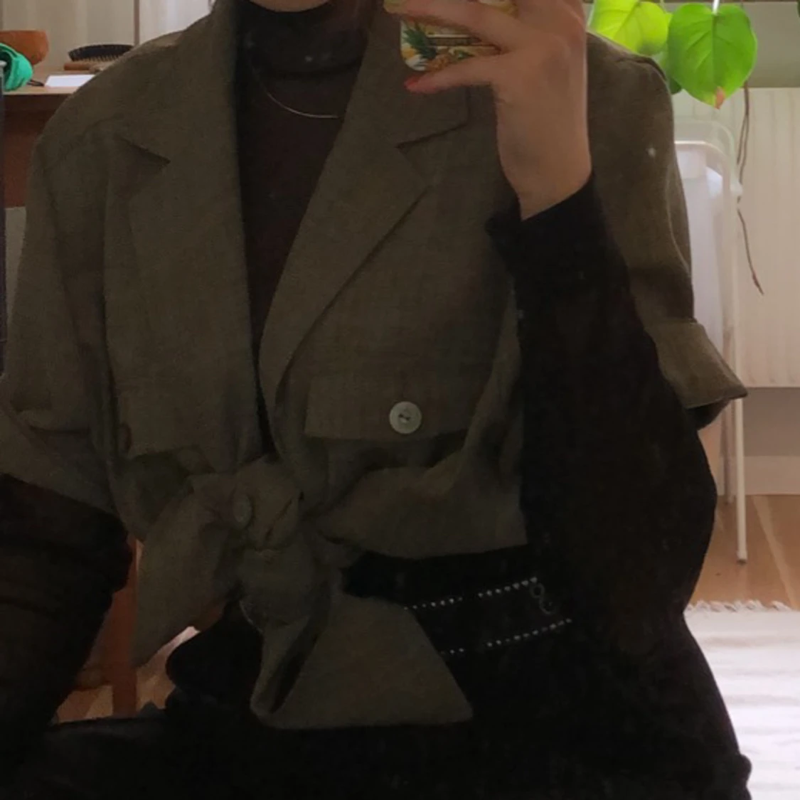 Militärgrön skjorta 🌿 - 90