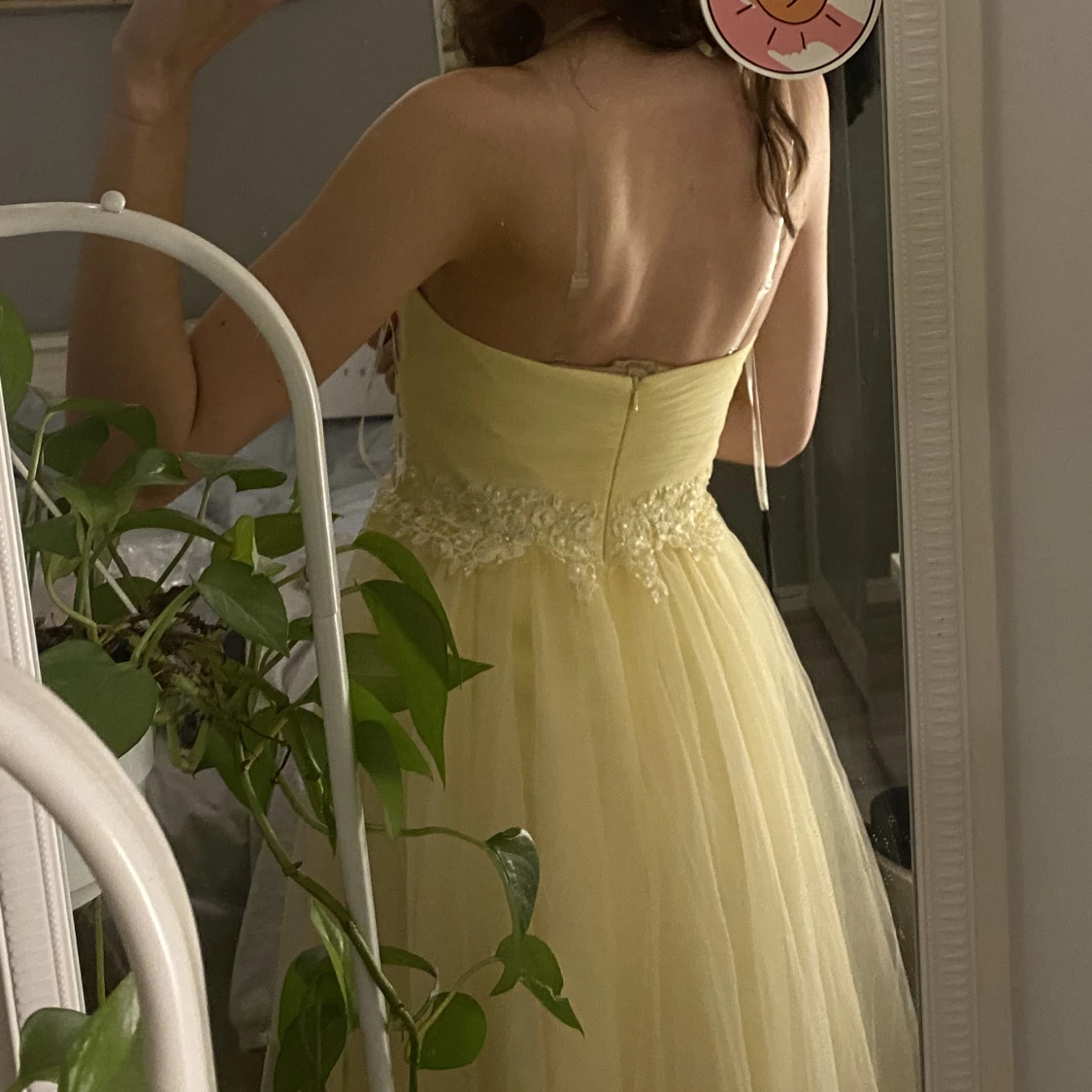 Helt ny!! gul balklänning - 91