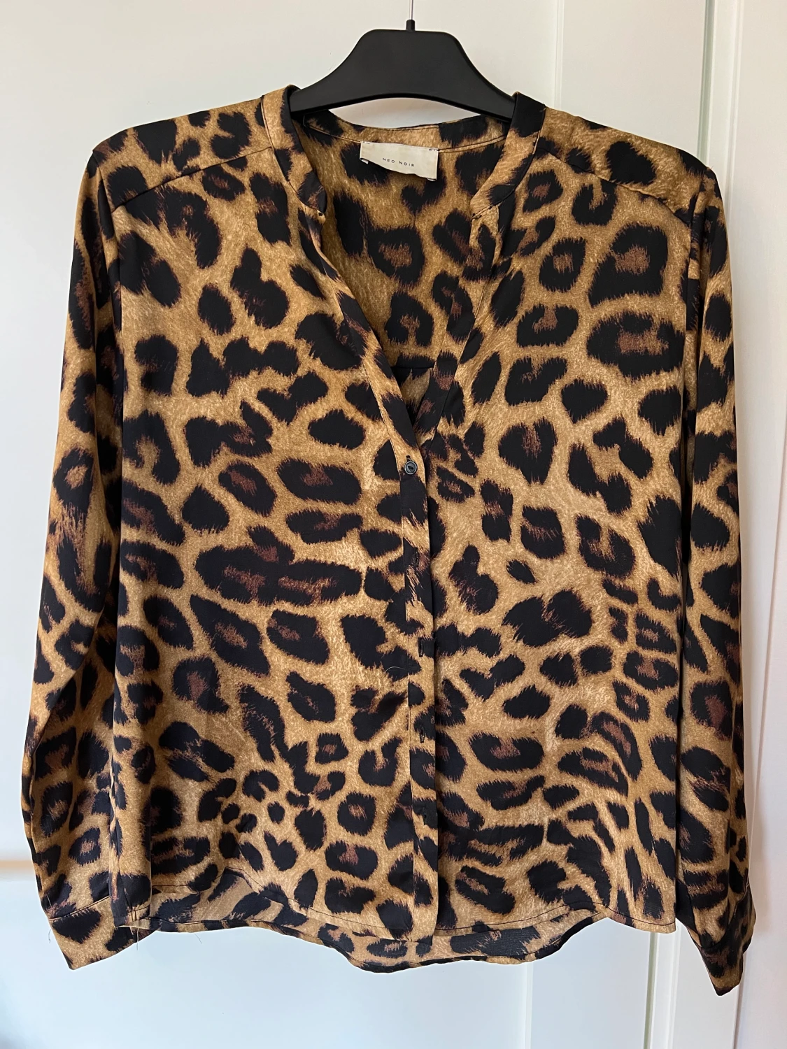 Leopardmönstrad blus  - 90