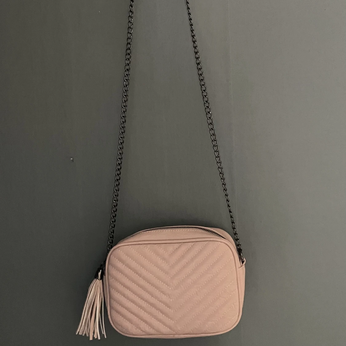 Ljusrosa axelväska💗