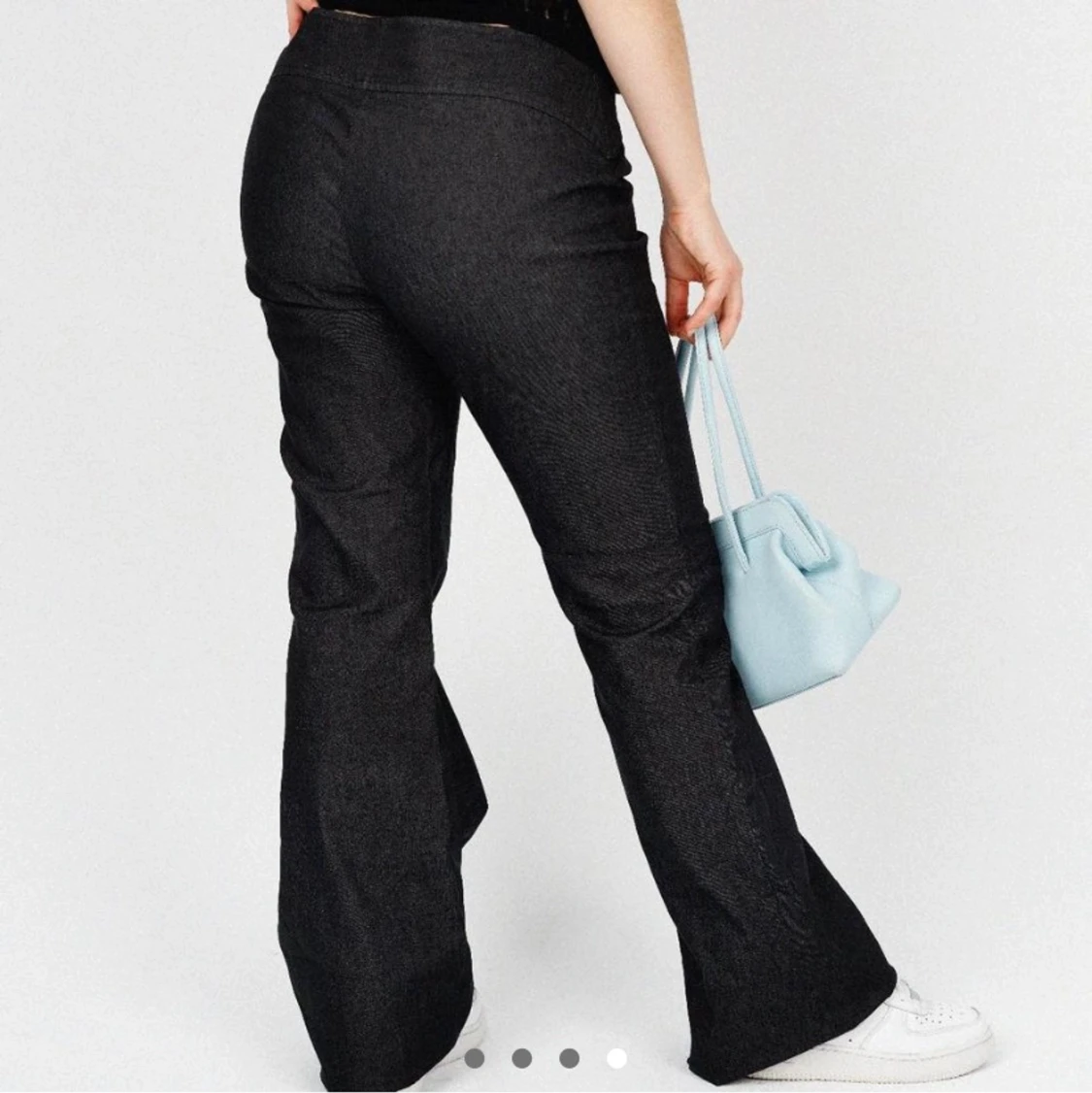 Så snygga Y2K jeans utan fickor - 90