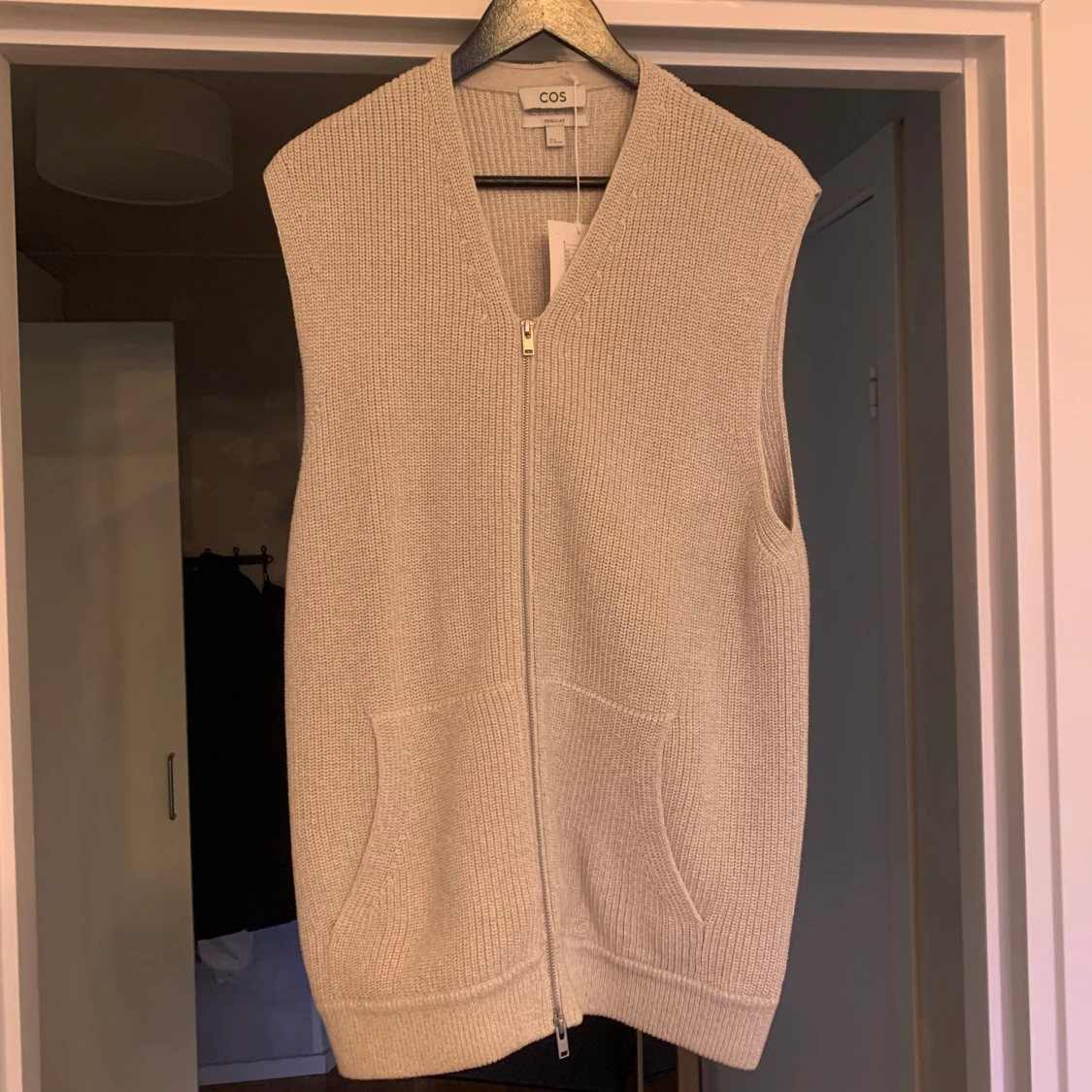 Brand new Cos Vest in cream - 90