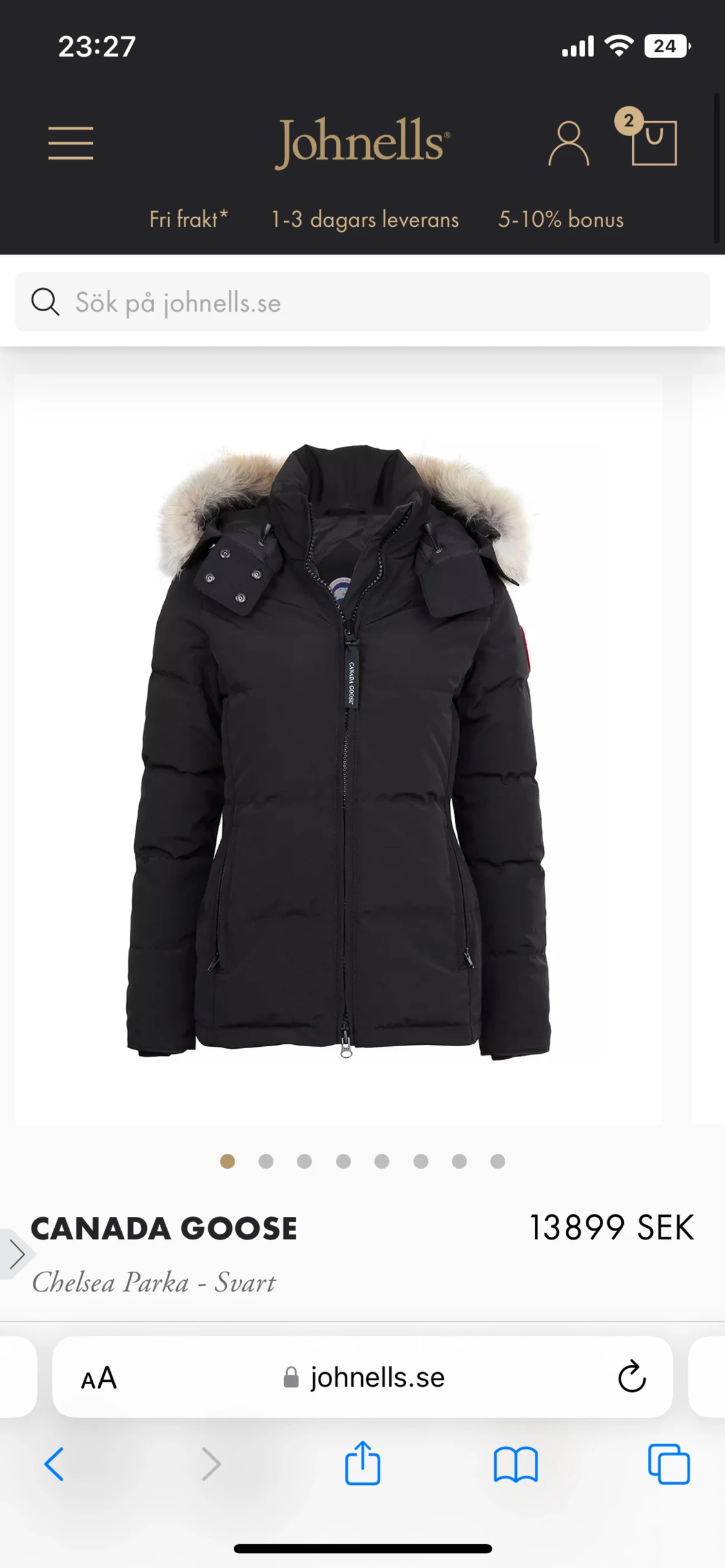 Canada Goose storlek M passar S lika bra - 90