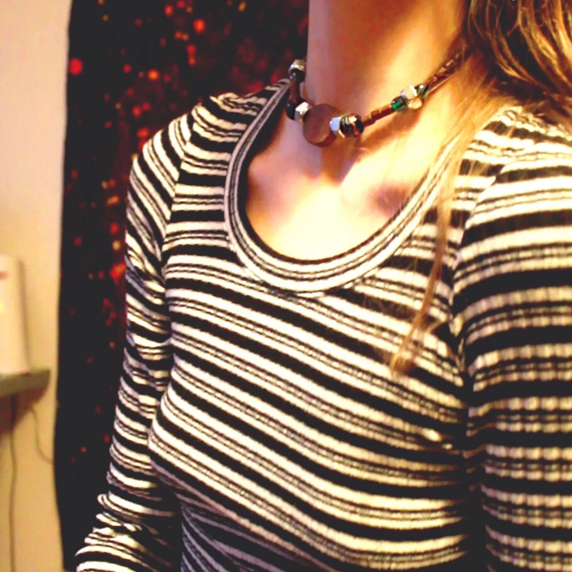 Unik choker i trä och metall - 90