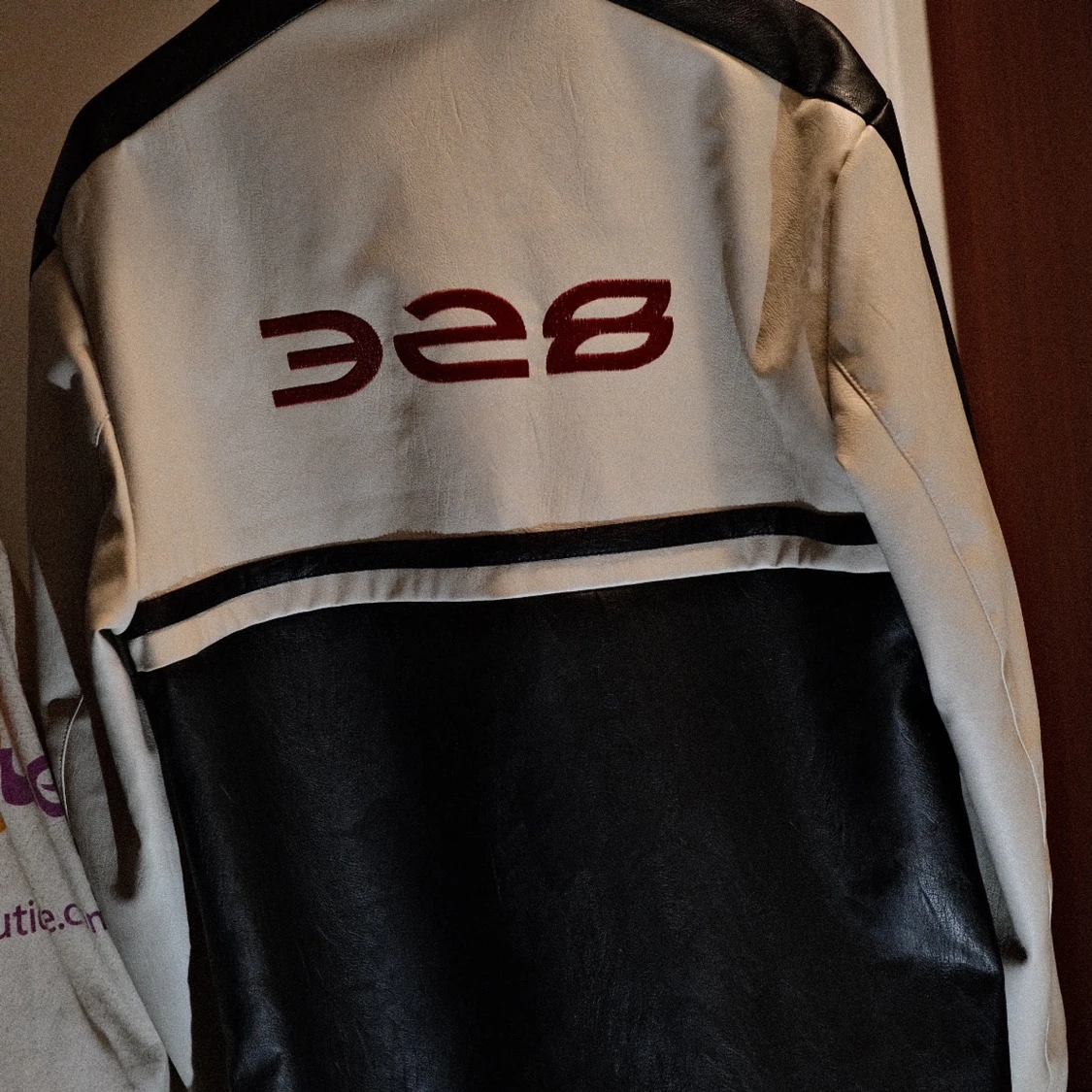 Läder jacka- MC-jacka  - 90