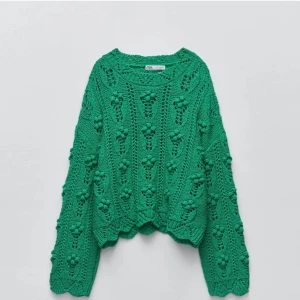 Stickad tröja 💚 - En grön stickad tröja, perfekt nu till hösten!💚