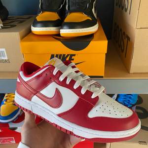 Säljer nu dessa Nike Dunk USC som är köpta från SNKRS. De är storlek 42.5 Eu och helt nya och oanvända, hör av dig vid frågor eller i behov av fler bilder