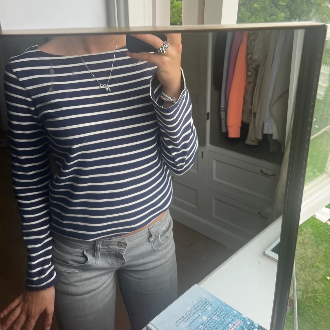 Randig tröja, Douglas rose - 91