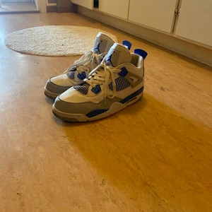 Jordan 4  - Riktigt snygga skor. Det är ett par Jordan 4:or som passar till allt. Dom är storlek 45 men passar till 43-45. Hör av dig om du vill ha för bilder eller pris.