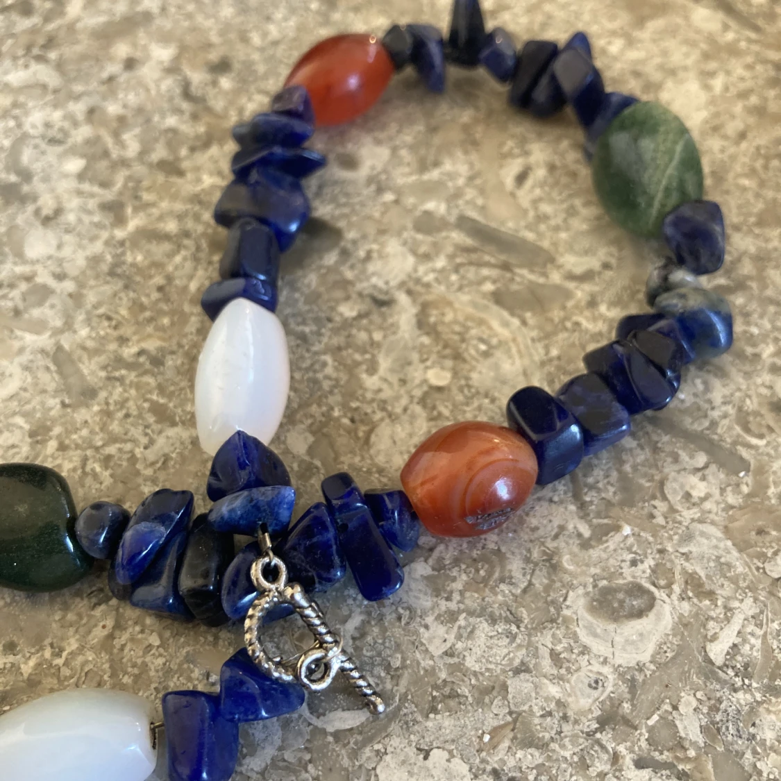 Halsband korallhalsband vintage - 90