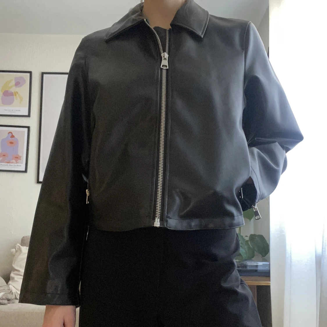 Skinnjacka biker - 91