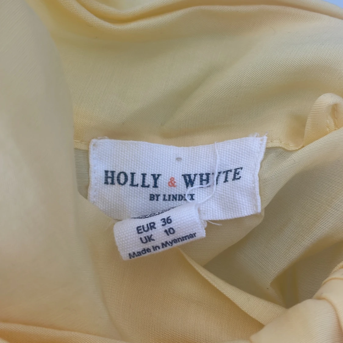 Gul sommar topp/blus - 90