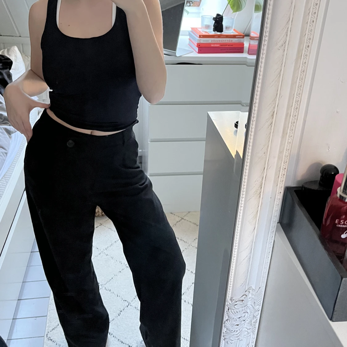 Svart kostymbyxor - Zara - 91