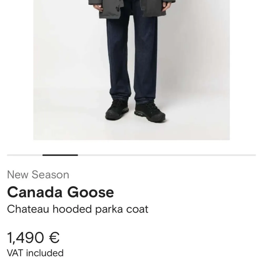 Canada Goose Chateau jacka för män i stl M. Säljer pga för stor.   Den är i gott skick utan tecken på användning. Pris kan diskuteras vid snabb affär. Jackor.