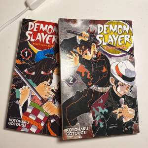 Säljer mina två volymer av Demon slayer då jag läst ut dem och inte vill ha dem längre :) Den ena kan köpas för 60 kr, annars säljer jag båda för 100 kr :))