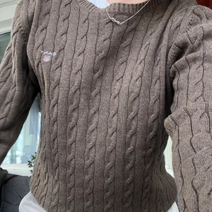 stickad tröja  - stickad tröja från gant, storlek L