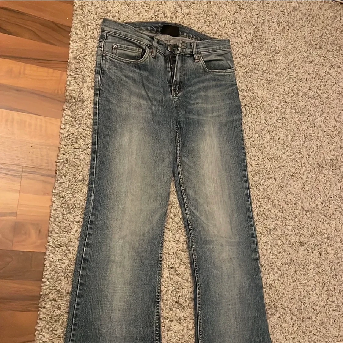 lågmidjade jeans - 91