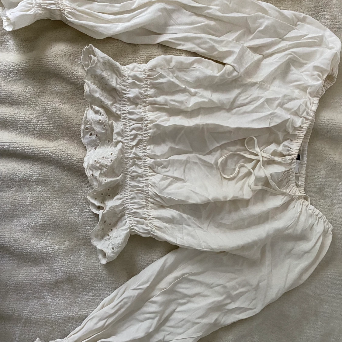 Skjorta / bluse från Hm vit  - 90