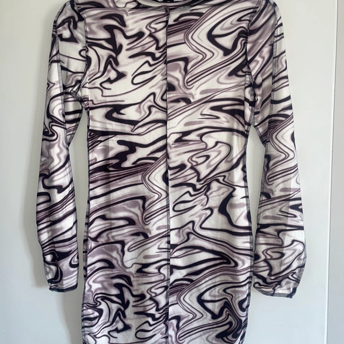 Mönstrad klänning - 91