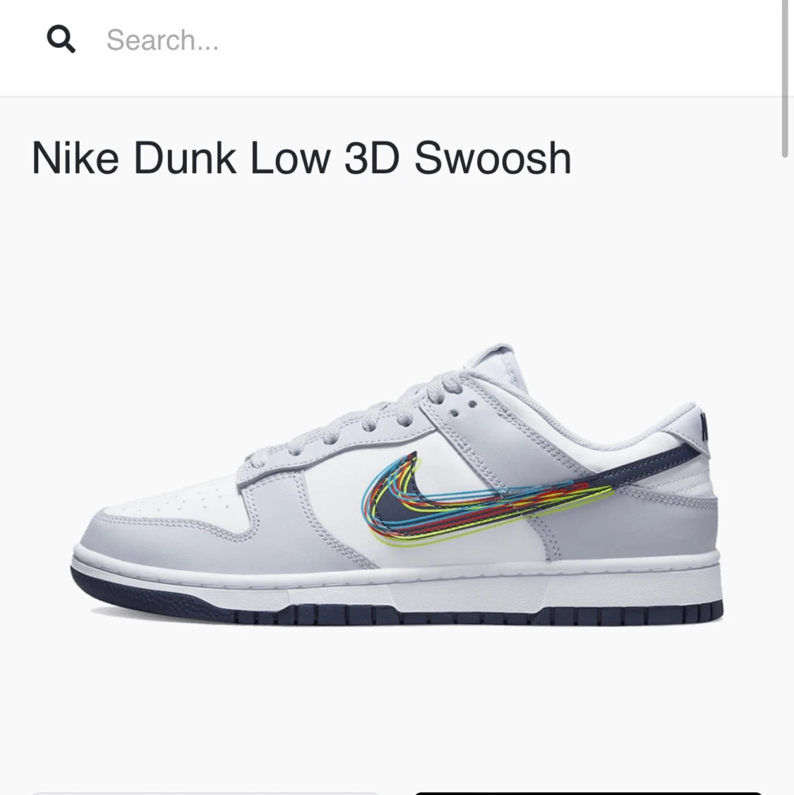 Nike Dunk Low 3D Swoosh 