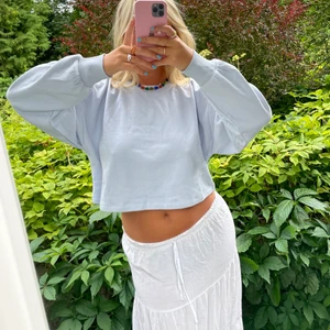 Ljusblå tröja💙 - Superfin cropped ljusblå tröja💙