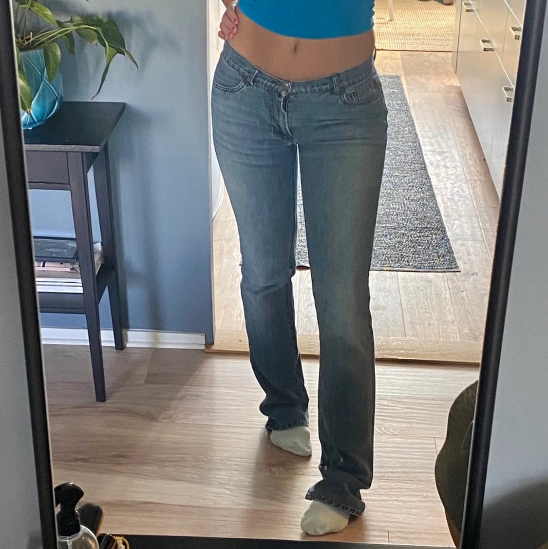 Lågmidjade jeans - 90