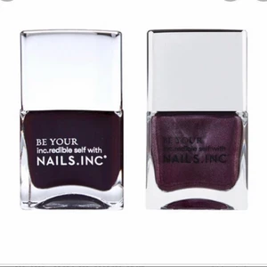 Nails Inc Nagellack Lila - Superfint mörklila nagellack från Nails Inc. Oanvänd och oöppnad.