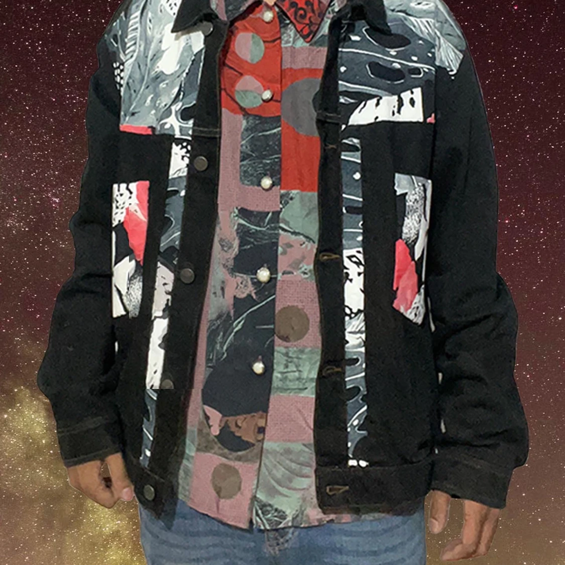 1/1 upcycled jacket - 91