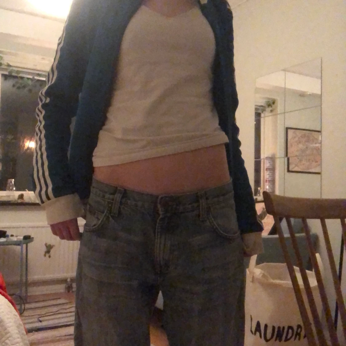 Lågmidjade Baggy Jeans - 90