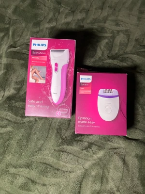 Hårborttagning från roten - Dessa är helt nya!! Båda är philips: epilator 2000 och en satinshave essential . Säljer båda till ett pris kan även diskuteras