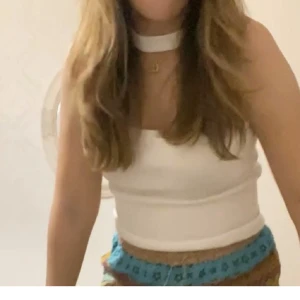 Zara choker topp - Superfin topp från zara! I strl L,  passar M, aldrig använd. inte säker på om jag vill sälja så vill ha bra bud på denna