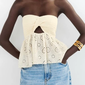 Zara Stickad top -  Helt oanvänd, med prislappen kvar! 💗 Slutsåld överallt. 🥰 Buda i kommentarerna❤️❤️