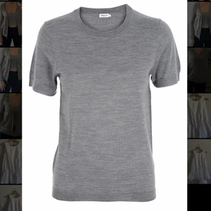 Filippa K merino tee ljusgrått - Ljusgrå filippa K merino tee i 100% merinoull, storlek small! Rätt liten i storleken, ber om ursäkt för skrynklig på bild, mycket finare irl! Nypris 1200kr, staple piece som passar året runt till allt!