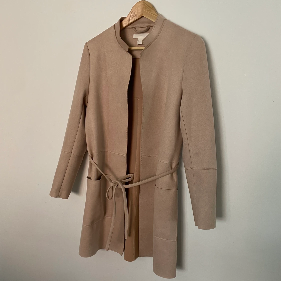 Vårkappa i mockaimitation - 90